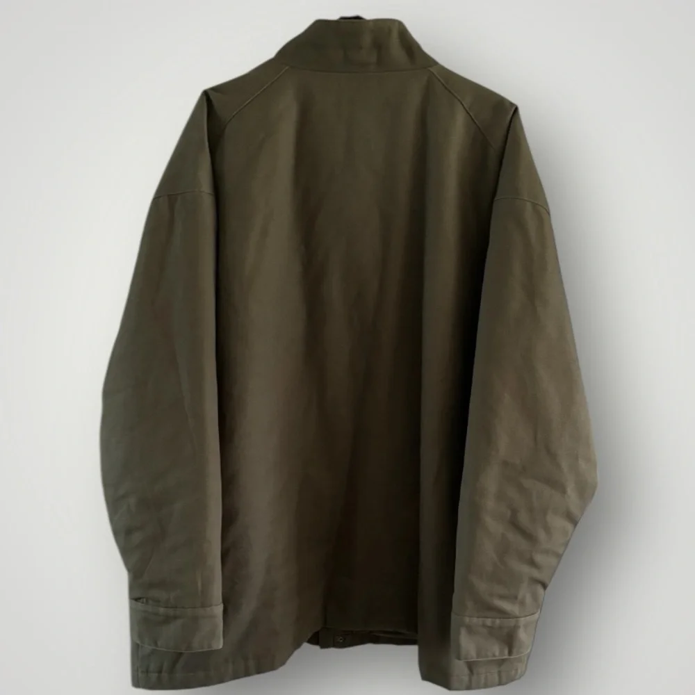 SYNRGY DXL Olive Green Canvas Military Field Jacket  Lined Mens 3XL